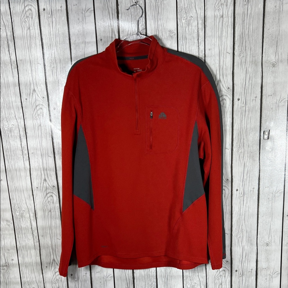 Nike ACG 1/4 Zip Pullover Thermal Fleece Red Sweater